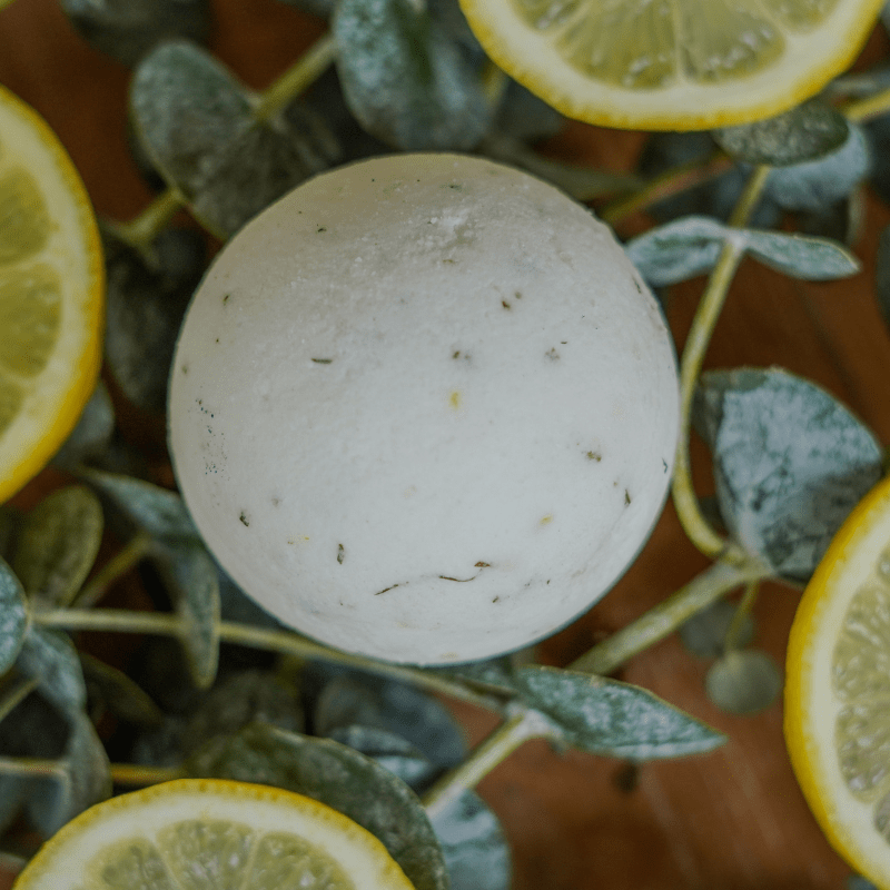 Eucalyptus Lemon Glow Bath Bomb